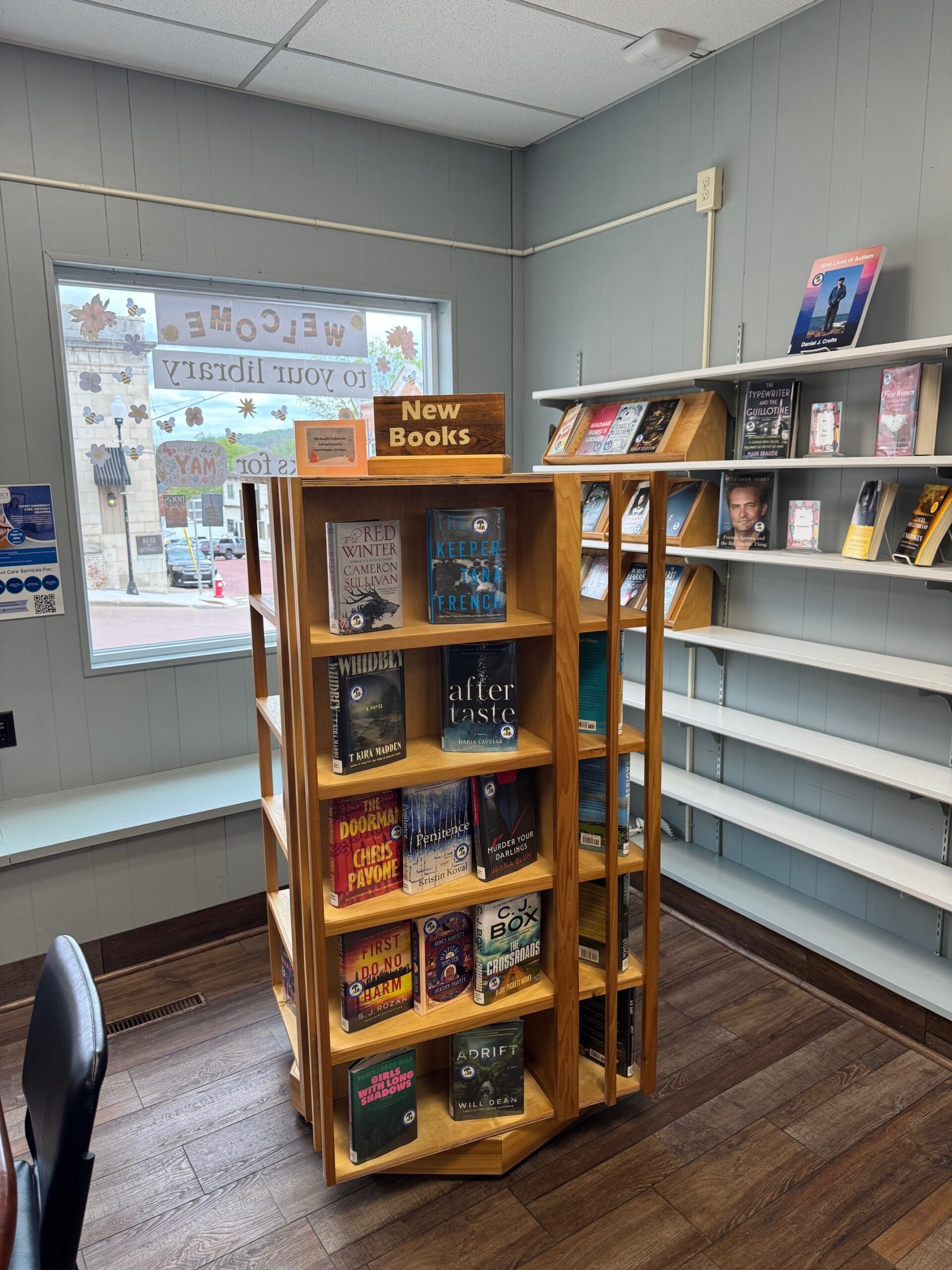 Library photo of the new books.